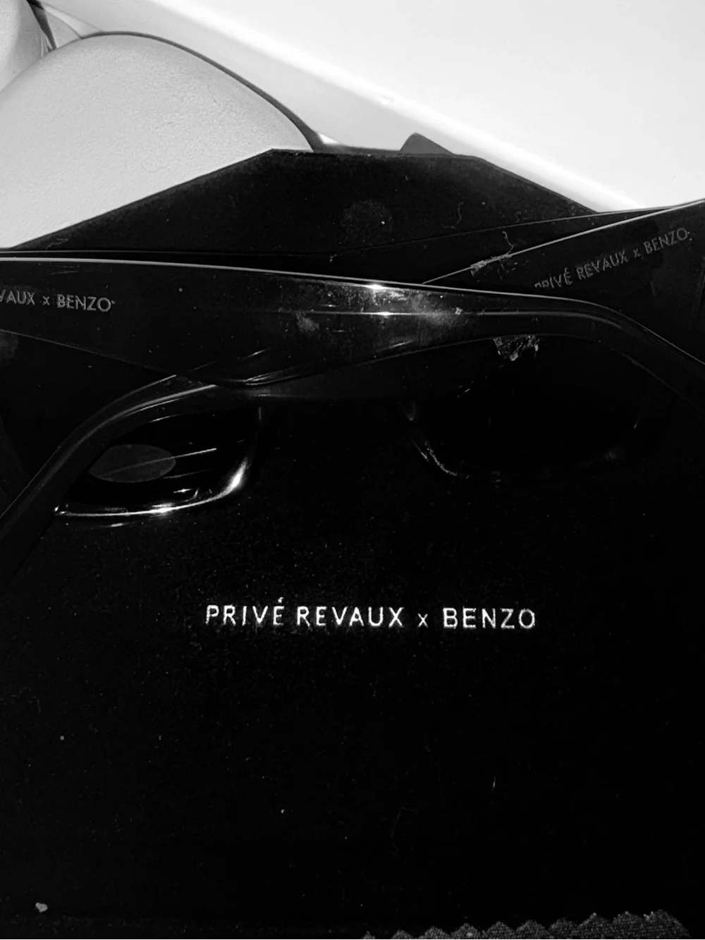 PRIVE REVAUX x BENZO Men’s Black Sunglasses